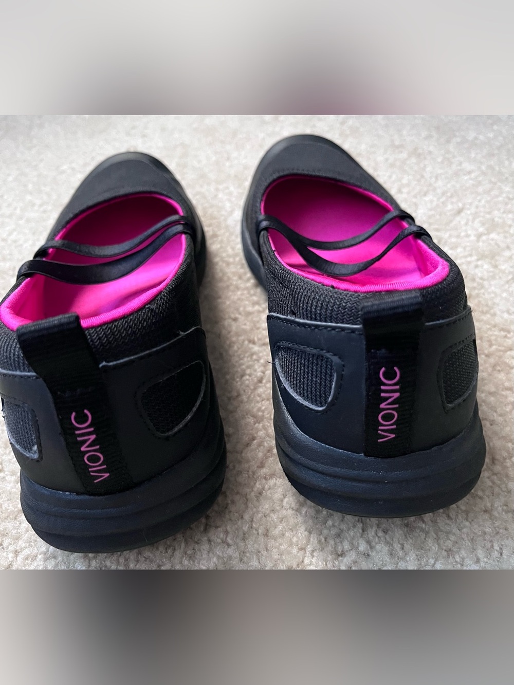 Vionic Agile Opal slip on Mary Jane sneakers flats black 8 - Picture 3 of 9